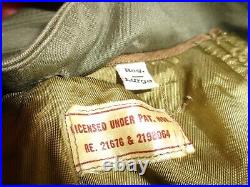 US Army Military Korean War Overcoat M-1950A Wool Liner Tipton Clothing 1951