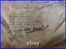 US Army Olive Green? M-1951 Field Jacket Liner Korean War Size X-Small