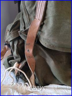 US Army Ruck Sack 1951 Mountain Troops Backpack withMetal Frame M1951. FLU3787