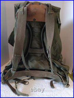 US Army Ruck Sack 1951 Mountain Troops Backpack withMetal Frame M1951. FLU3787