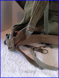 US Army Ruck Sack 1951 Mountain Troops Backpack withMetal Frame M1951. FLU3787