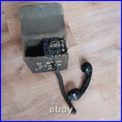 US Army Signal Corps EE-8- Field Phone & Case Telephone Military WW2 Korean War