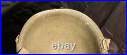 US Army WW2/Korea M1 Helmet With Rear Seam/Swivel Bale