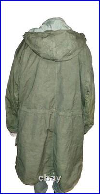 US Army WW2 M-42 mountian troop reversible parka dyed green. Item #8