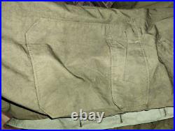 US Army WW2 M-42 mountian troop reversible parka dyed green. Item #8