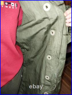 US Army WW2 M-42 mountian troop reversible parka dyed green. Item #8 US Army WW2 M-42 mountian troop reversible parka dyed green. Item #8