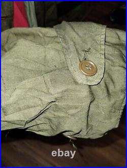 US Army WW2 M-42 mountian troop reversible parka dyed green. Item #8