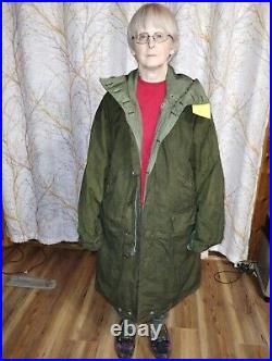 US Army WW2 M-42 mountian troop reversible parka dyed green. Item #8