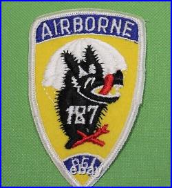 US Korean War Army AIRBORNE 187th Paraglider Infantry Regiment Patch