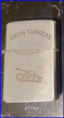 US Korean War Lighter. Christmas 1954. 106th Tankers. Nice
