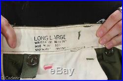 US Korean War M-1951 M-51 Field Pants Shell Trousers Large Long. Huge. Mint! J93