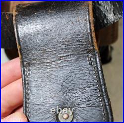 US Korean War MP Military Police Belt Holster Baton Holder Shoulder Strap Rig