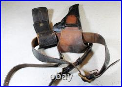 US Korean War MP Military Police Belt Holster Baton Holder Shoulder Strap Rig