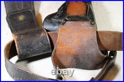 US Korean War MP Military Police Belt Holster Baton Holder Shoulder Strap Rig