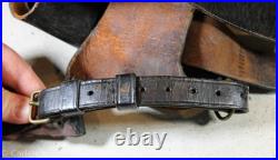 US Korean War MP Military Police Belt Holster Baton Holder Shoulder Strap Rig