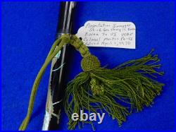 US Korean War Vintage Colonel Presentation Swagger Stick