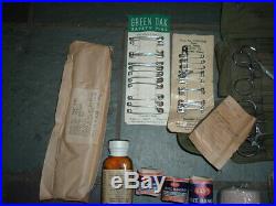 US Korean War era Rubberized M-3 Medic Bag dated 1951 & loaded with supplies