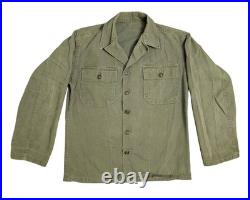US M1947 HBT Herringbone Twill Utility Field Shirt Medium