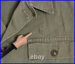 US M1947 HBT Herringbone Twill Utility Field Shirt Medium