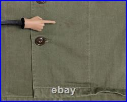 US M1947 HBT Herringbone Twill Utility Field Shirt Medium