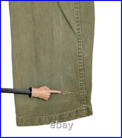 US M1947 HBT Herringbone Twill Utility Field Shirt Medium