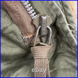 US Military Fishtail Parka Men Medium Sherpa Liner M 1951 Talon Vintage Fur Hood