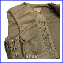 US Military Flak Jacket Fragmentation Protective Vest Sz Large 1953 Korean War