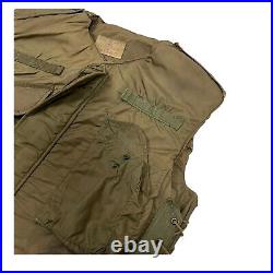US Military Flak Jacket Fragmentation Protective Vest Sz Large 1953 Korean War