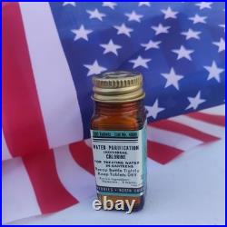 US Military Korean War Abbott Laboratories Halazone Water. Purification Tablets