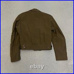 US Military Korean War Uniform Wool Jacket OD M-1950 Jacket 36R Trousers IKE