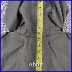 US Military M 1951 Fishtail Parka W Liner Small Hooded Zip Army Korean War 50s