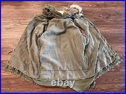 US Military M-1951 Fishtail Parka Wool Hood With Liner Wool 50s Korean War Jacket