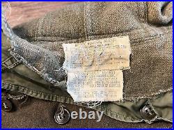 US Military M-1951 Fishtail Parka Wool Hood With Liner Wool 50s Korean War Jacket