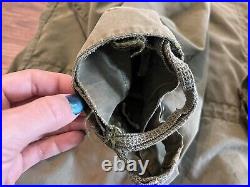 US Military M-1951 Fishtail Parka Wool Hood With Liner Wool 50s Korean War Jacket