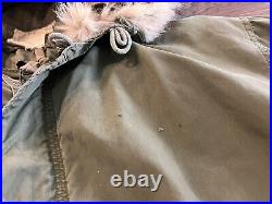 US Military M-1951 Fishtail Parka Wool Hood With Liner Wool 50s Korean War Jacket