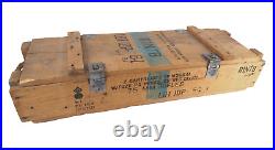 US Military M309A1 Korean War Era Wood Cartridge Box (75mm) EMPTY