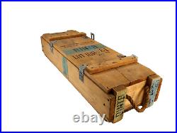 US Military M309A1 Korean War Era Wood Cartridge Box (75mm) EMPTY