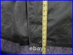 US Military Overcoat OG 107 Trench Coat Wool Liner Korean War Large Long 1953