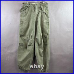 US Military Pants Mens 32 Green M 1951 OG 107 Trouser Korean War 50s Prentice