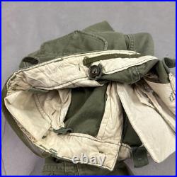 US Military Pants Mens 32 Green M 1951 OG 107 Trouser Korean War 50s Prentice