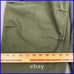 US Military Pants Mens 32 Green M 1951 OG 107 Trouser Korean War 50s Prentice