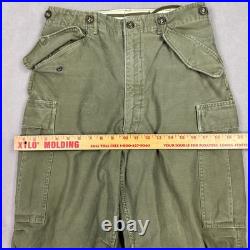US Military Pants Mens 32 Green M 1951 OG 107 Trouser Korean War 50s Prentice