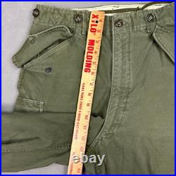 US Military Pants Mens 32 Green M 1951 OG 107 Trouser Korean War 50s Prentice