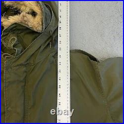 US Military Parka Size Large Green Korean War 1951 With Liner & Hood READ