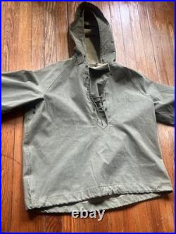 US NAVY Foul Weather Rubberized Parks Korean War Era