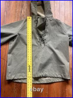 US NAVY Foul Weather Rubberized Parks Korean War Era