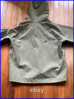 US NAVY Foul Weather Rubberized Parks Korean War Era