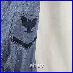 US Navy Chambary Shirt Workwear WWII Korean War