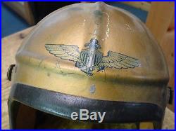 US Navy Gentex H3 Pilots Helmet Med Korean War USN NICE
