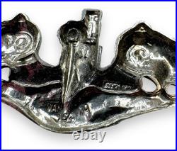US Navy Submarine Warfare Sterling Badge Vanguard 1954 Korean War